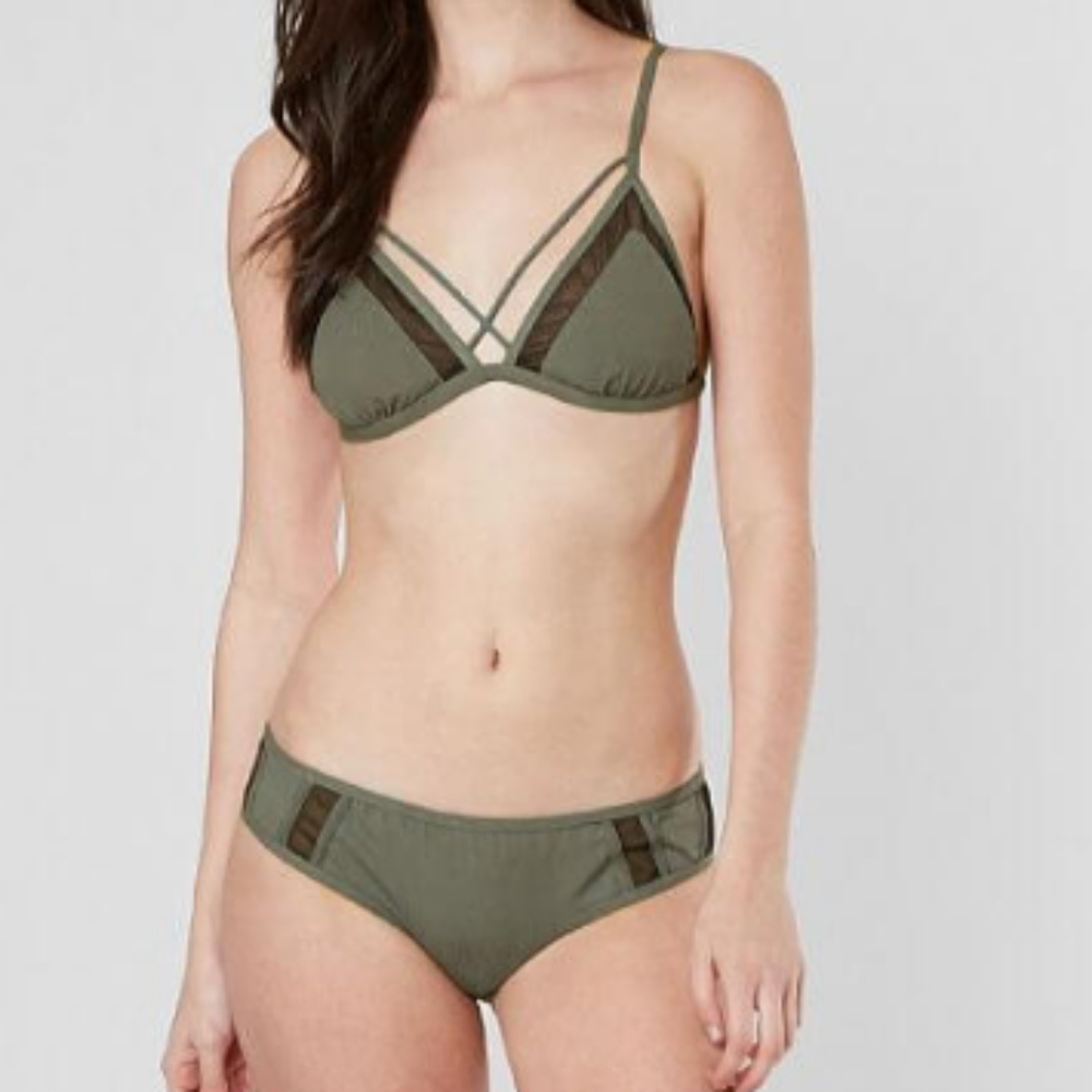 99 Degrees Strappy Mesh Bikini -XL
